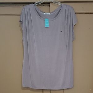 NWT Maurices Women's Short Sleeve Light Mauve Tee